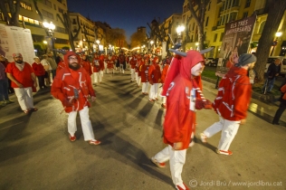 Els de Torredembarra, "desfilant" per la Rambla